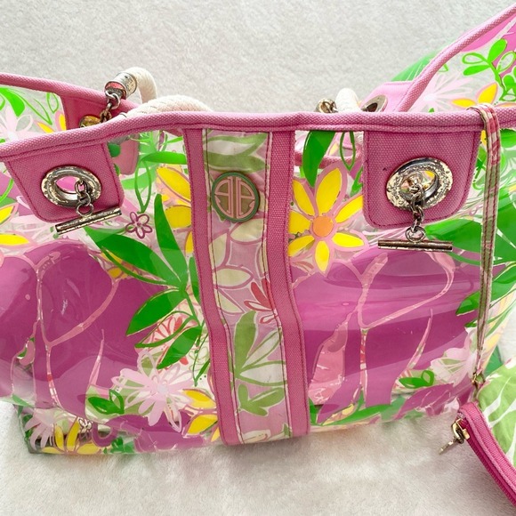 Lilly Pulitzer‎ Vibrant Multi-Color Beach Tote Bag - Picture 10 of 14